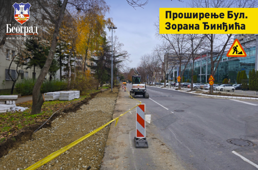 Privodi se kraju proširenje Bulevara Zorana Đinđića; Evo kada će biti gotovi radovi FOTO