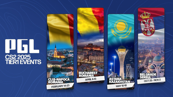 Najavljen kalendar CS2 događaja za 2025. godinu, finalni turnir će se održati u Beogradu