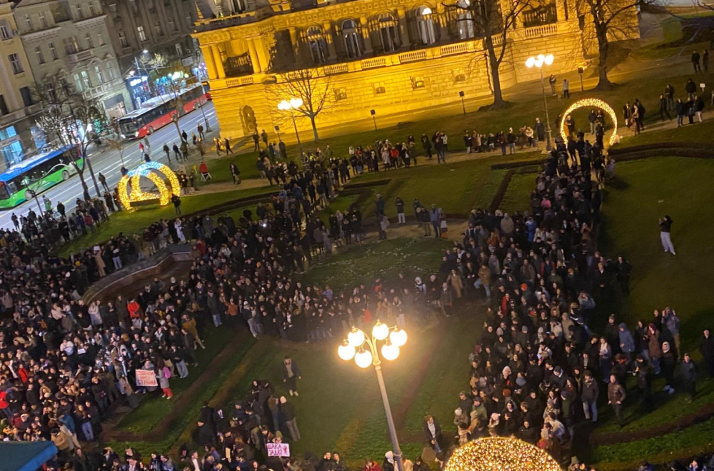 Vučić o protestima: "Negde oko 600 ih je. Ne radi se o blokadama fakulteta, već o politici"