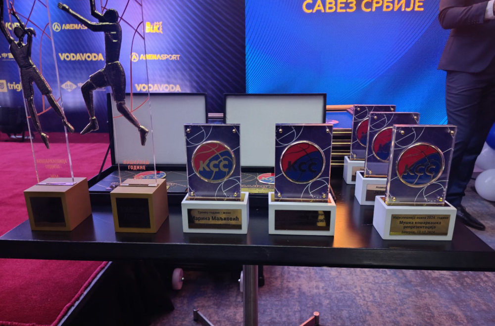 KSS: Jokić i Nogić najbolji u 2024; nagrade za Pešića i Maljković VIDEO