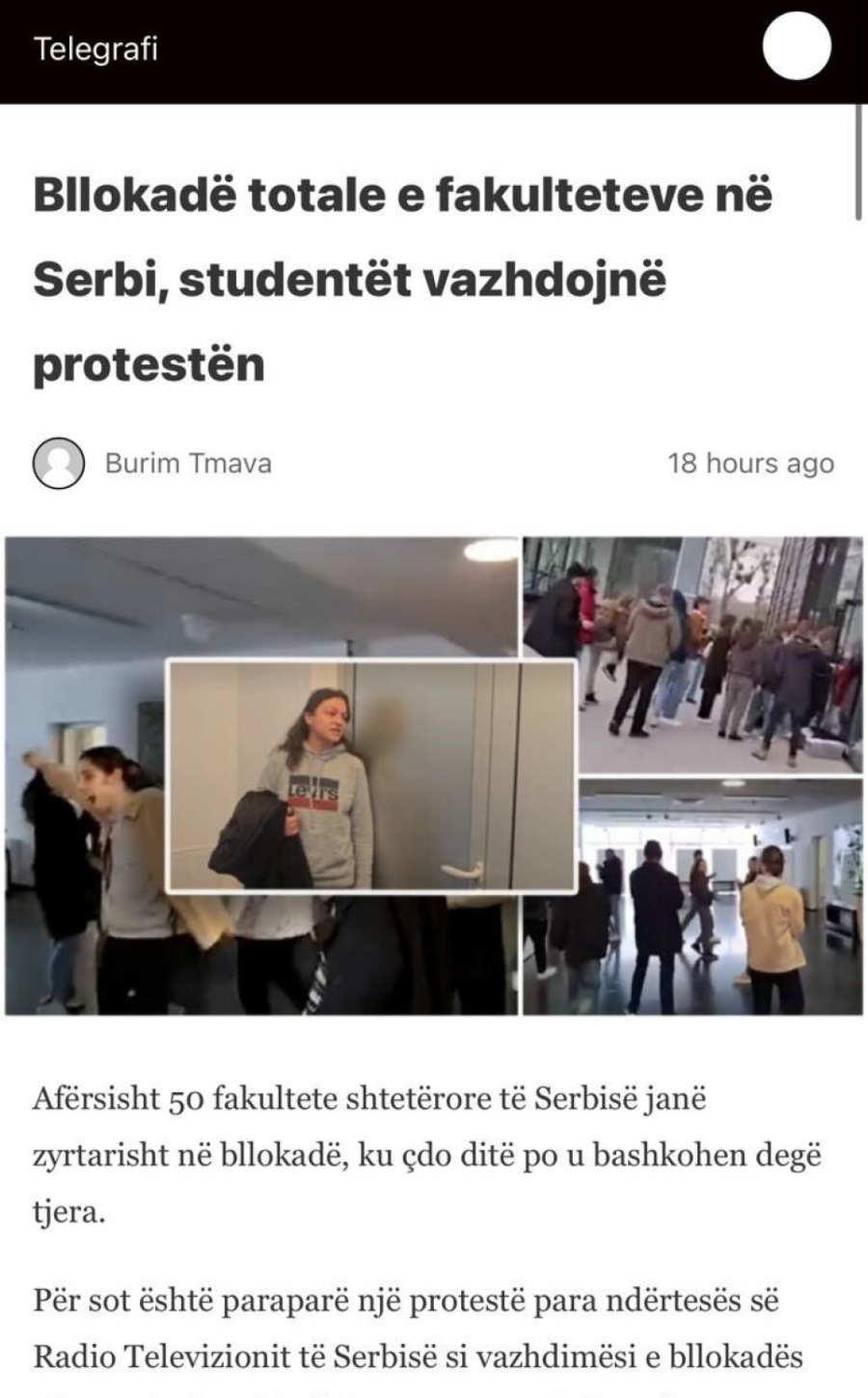 Kurti podržao Mariniku Tepić, Gorana Ješića i Dinka Gruhonjića u rušenju Srbije FOTO