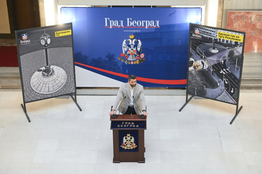 Šapić najavio još jedan kružni tok u strogom centru grada: Na sredini Beogradski sat FOTO/VIDEO