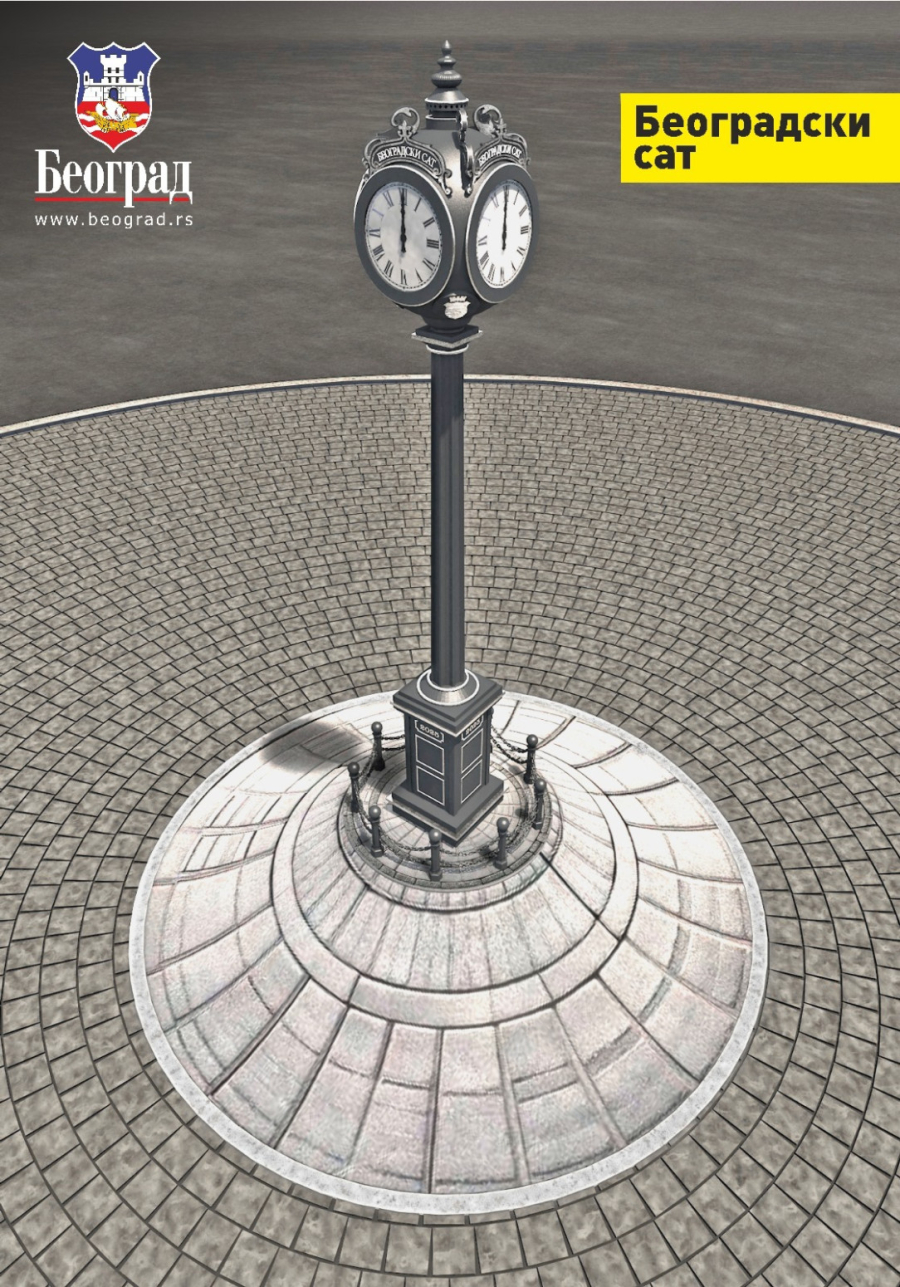 Šapić najavio još jedan kružni tok u strogom centru grada: Na sredini Beogradski sat FOTO/VIDEO