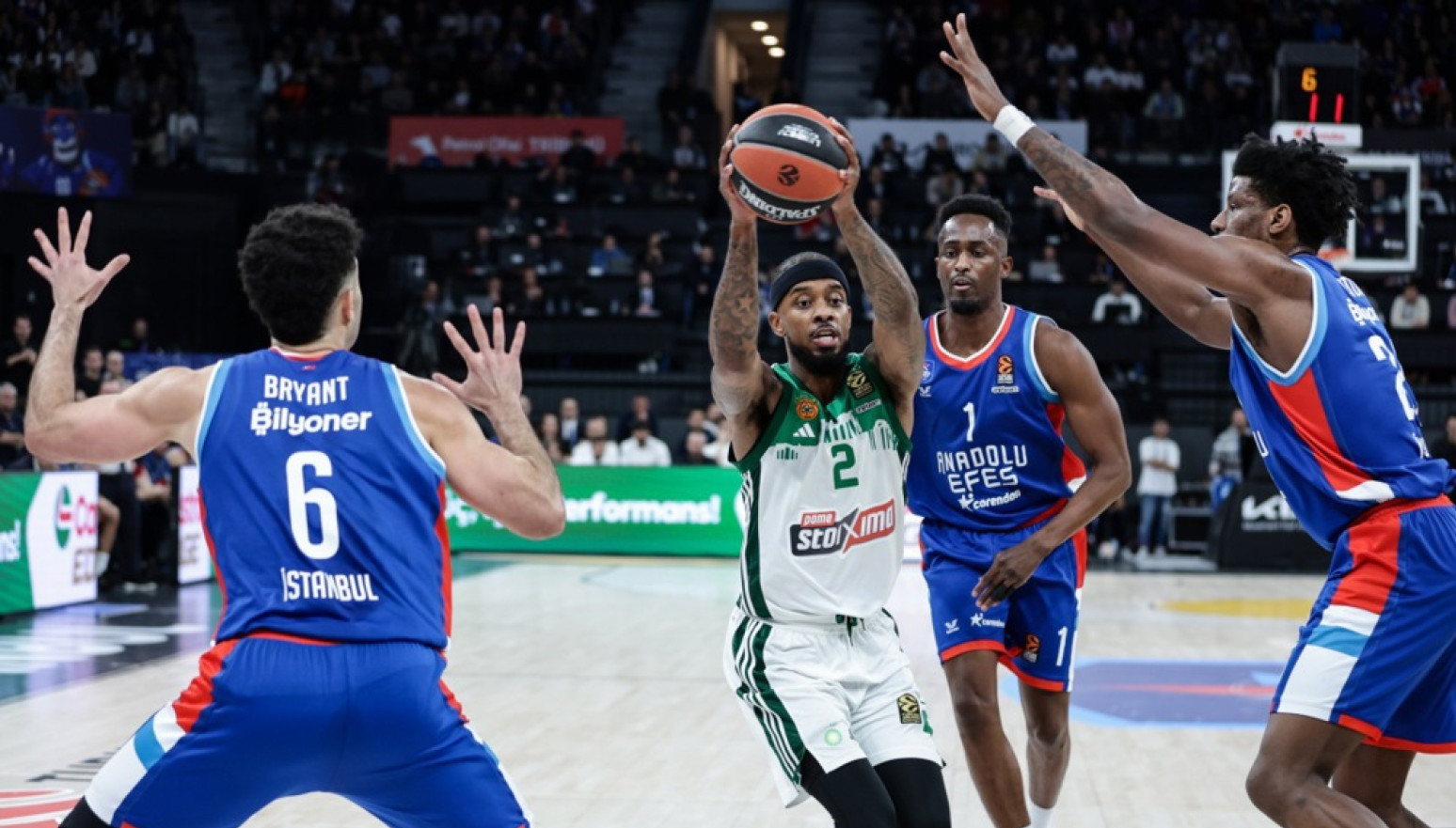 Efes ponizio Panatinaikos – 26 razlike!