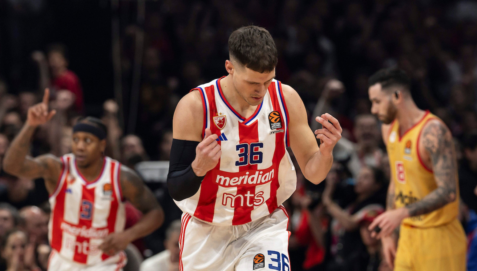 Crveno-bela rapsodija! Zvezda razbila Olimpijakos; Kalinić: "Velika pobeda"; Sferopulos: "Imaću glavobolju"