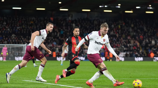 Po gol i po bod za Bornmut i Vest Hem na Vitalitiju