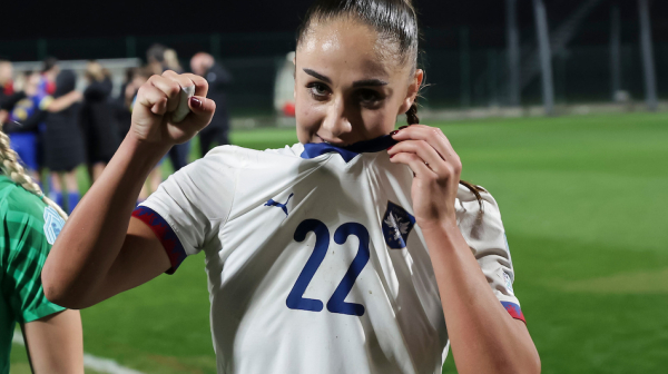 Nina Matejić najbolja fudbalerka Srbije: "Najlepši je osećaj nositi ovaj grb"