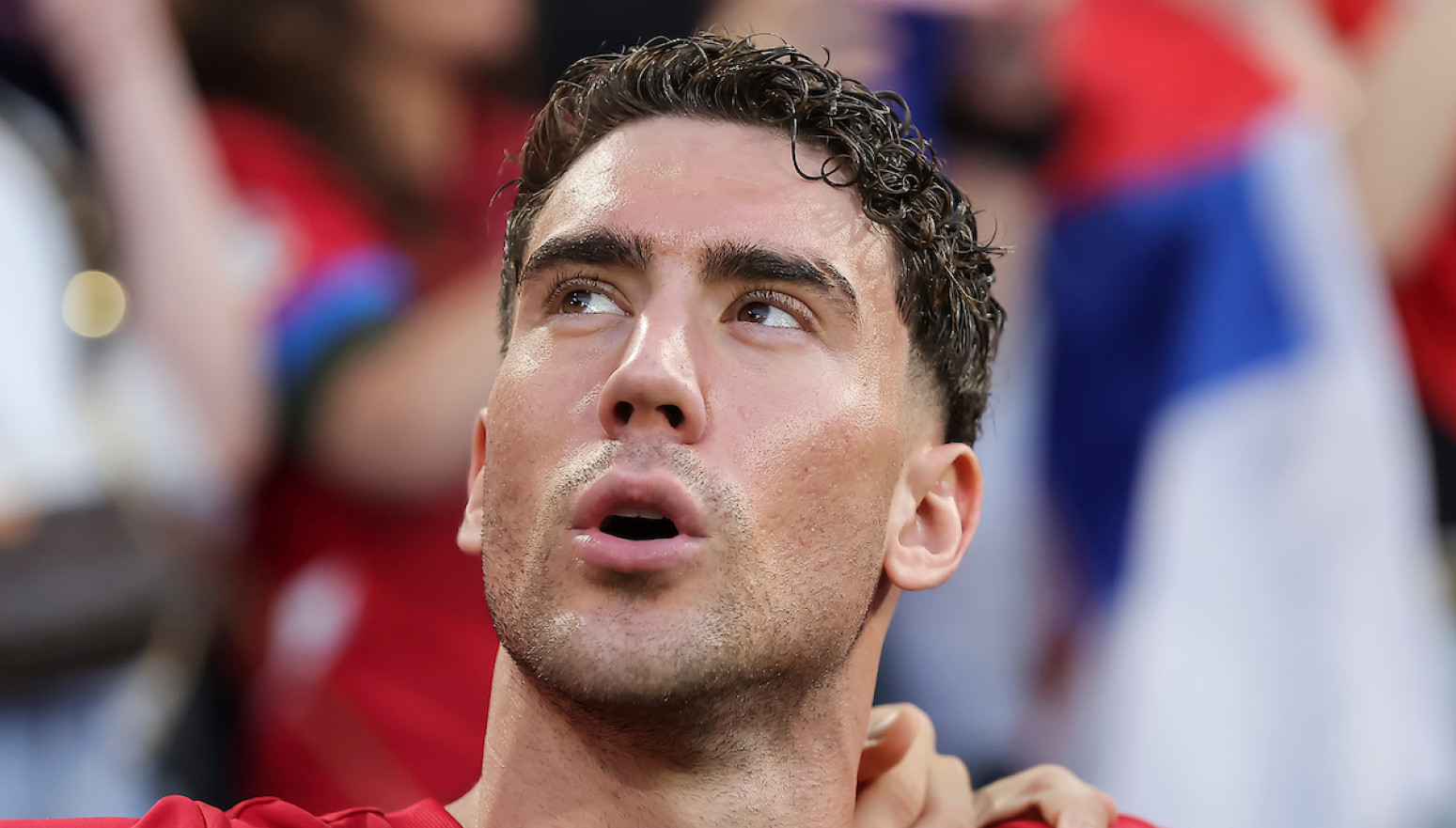 Vlahović se javio iz Torina: "Mi smo Srbija, želimo sve najbolje"