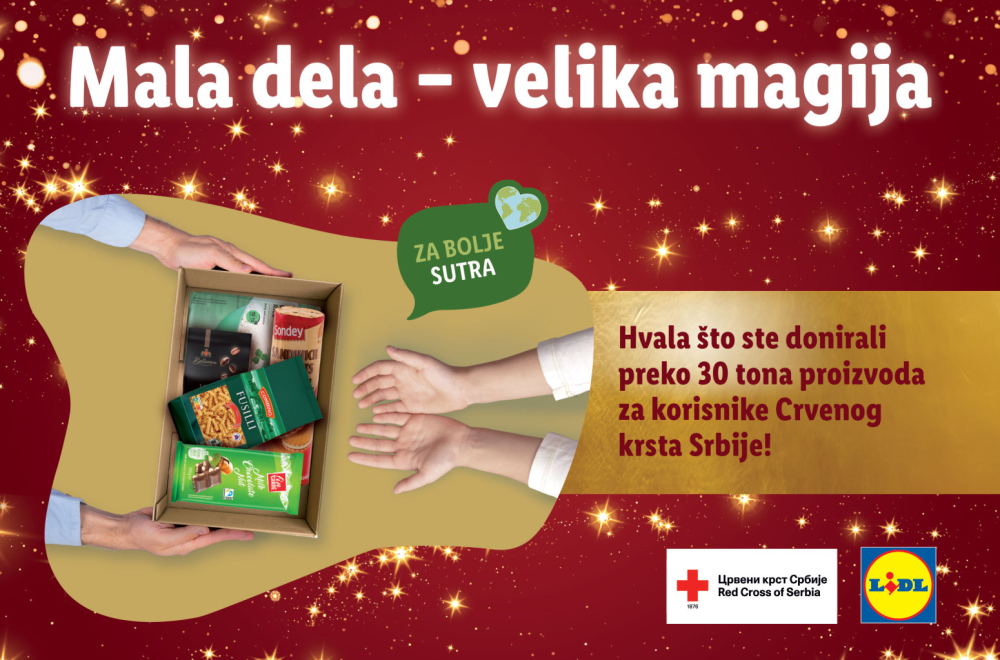 Uz pomoć potrošača donirano 6.300.000 dinara Crvenom krstu Srbije