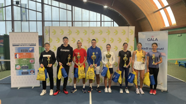 Ena i Luka U16 šampioni Srbije VIDEO