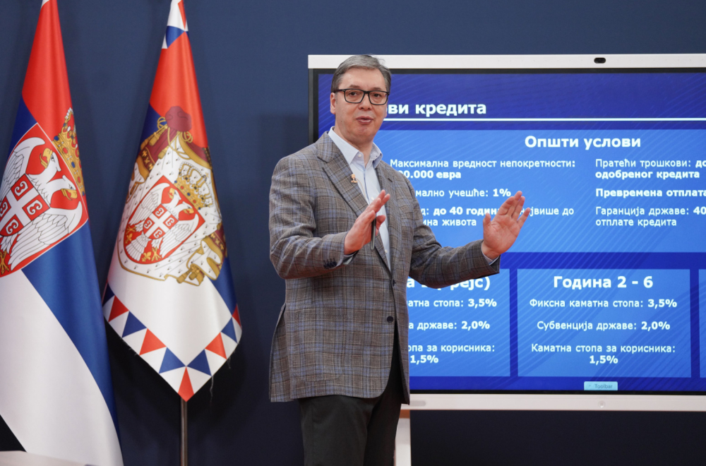 Vučić detaljno o programu za mlade: 5.500 stambenih jedinica, država daje 130 miliona evra FOTO