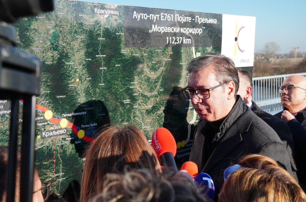 Vučić otvorio deonicu auto-puta: Od Kruševca do Vrnjačke Banje za 15 minuta FOTO