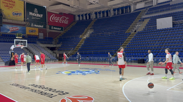 B92.sport na treningu Zvezde: Sferopulos sa 11 igrača VIDEO