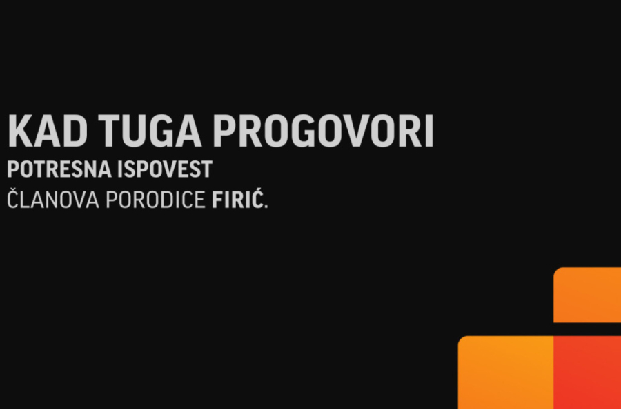 Ekskluzivno na Prvoj televiziji od 21.00: Kad tuga progovori – potresna ispovest porodice Firić