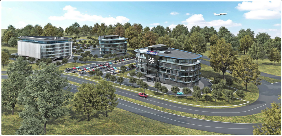 Er Srbija gradi komercijalno-poslovni kompleks: Kreću pripremni radovi FOTO