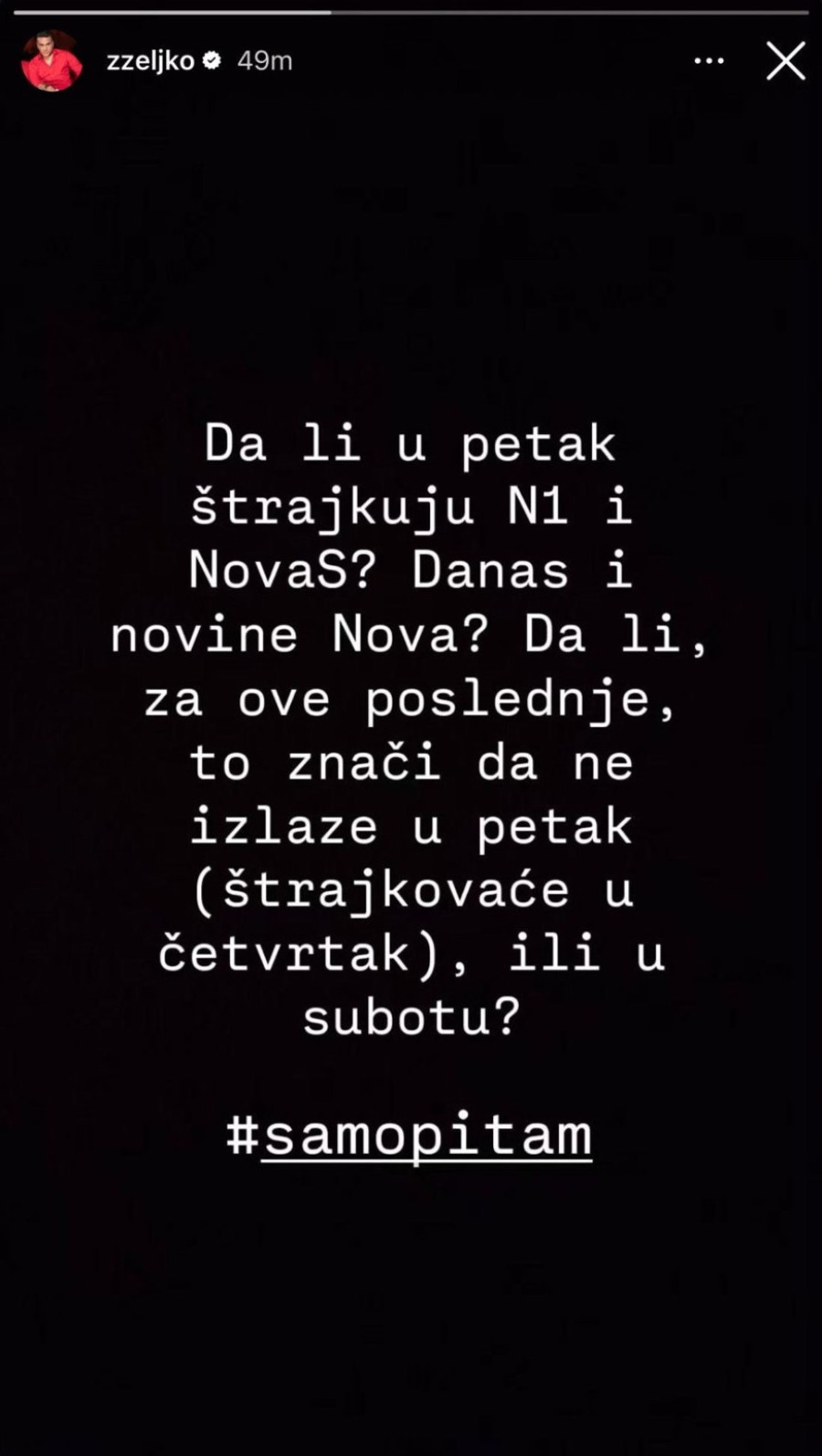 Željko Joksimović pitao opozicione medije: Da li u petak štrajkuju N1 i Nova S? FOTO