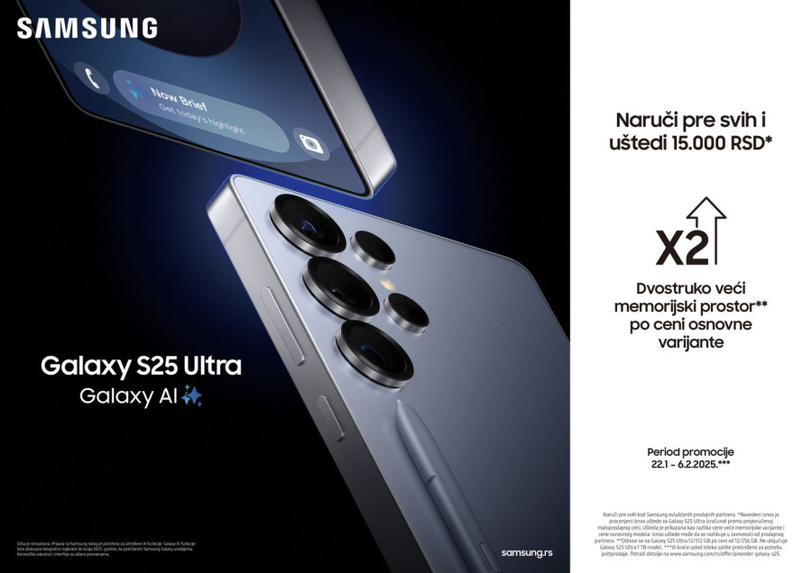 Ovo su cene Samsung Galaxy S25 telefona u Srbiji FOTO/VIDEO