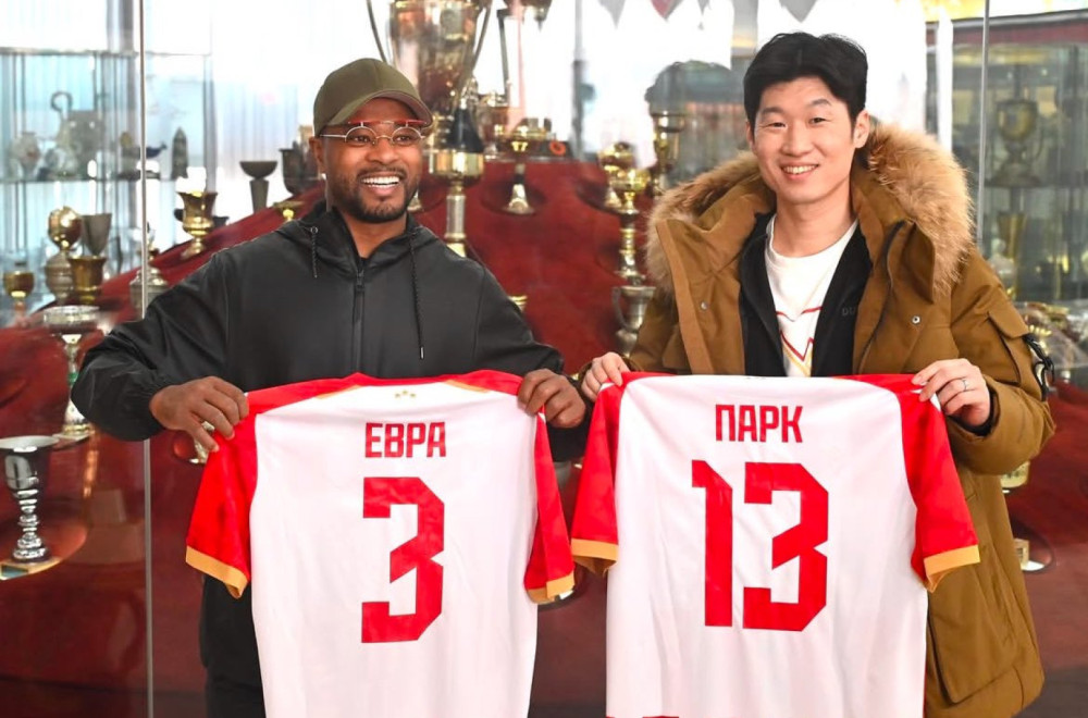 Patris Evra posetio Marakanu, pa tražio Vidića i Đokovića VIDEO