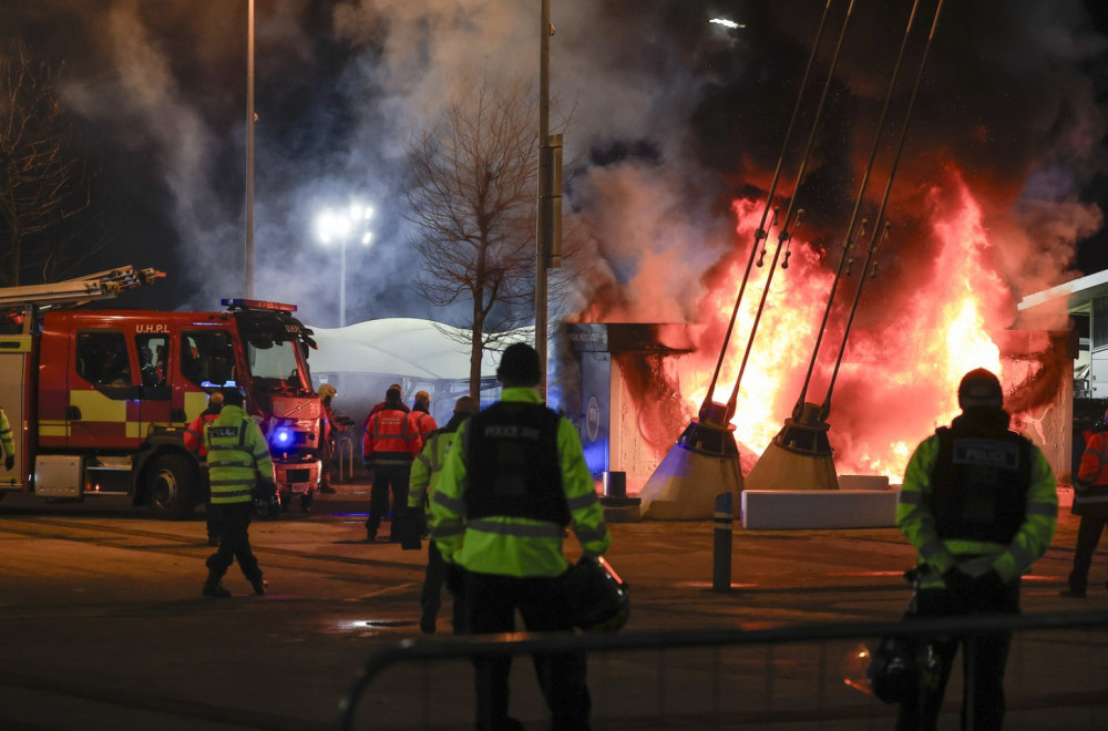 Goreo stadion Mančester sitija, klub se hitno oglasio! FOTO/VIDEO