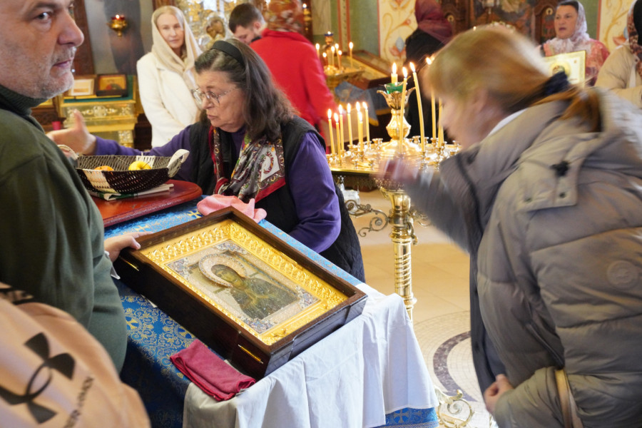 Građani se okupili da vide čudotvornu ikonu u Beogradu: Svakom ko je dotakne dešava se nešto neverovatno FOTO
