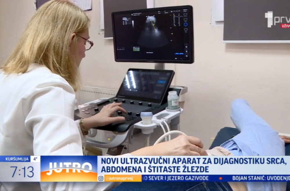 Novi ultrazvučni aparat u kragujevačkom Domu zdravlja VIDEO