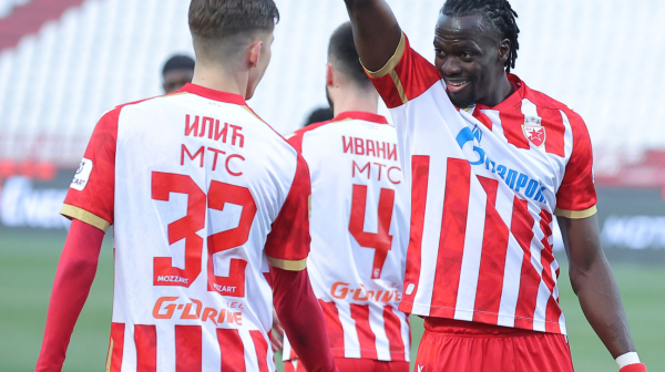 1, 2, 3, 4, 5, 6 – Zvezdinih furioznih pola sata protiv četvrtog tima lige VIDEO