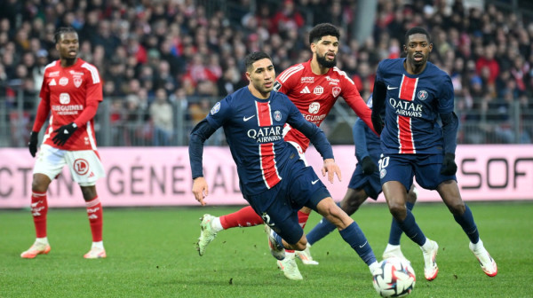 PSŽ slavi Hakimija – tri boda u iz Bresta odoše za Pariz