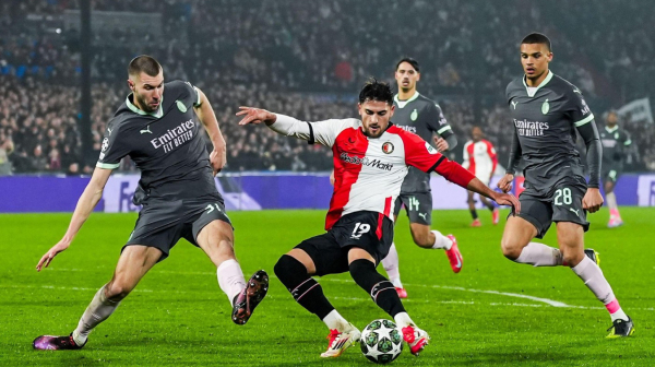 Ne može Pavlović sam protiv Fejenorda – Milan sa golom minusa putuje kući