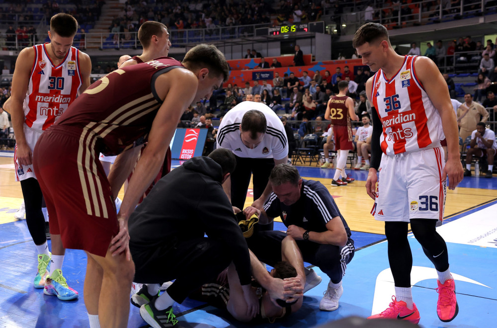 Jeziva povreda Ognjena Kuzmića VIDEO