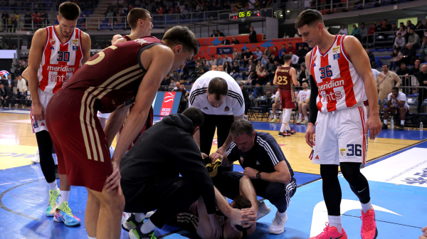 Jeziva povreda Ognjena Kuzmića VIDEO