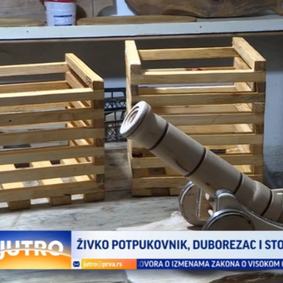 Nekada potpukovnik – sada duborezac i stolar VIDEO