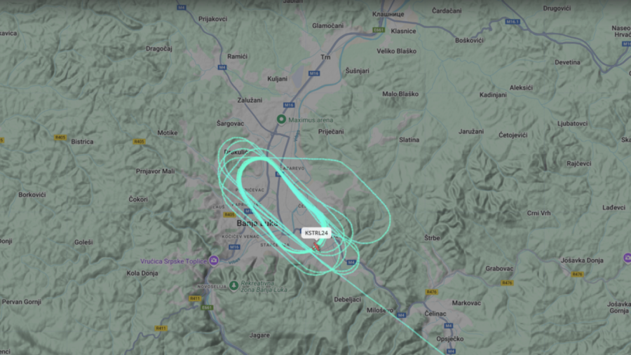 Ponovo špijunski avion nad Banjalukom: Treći put u dva meseca FOTO