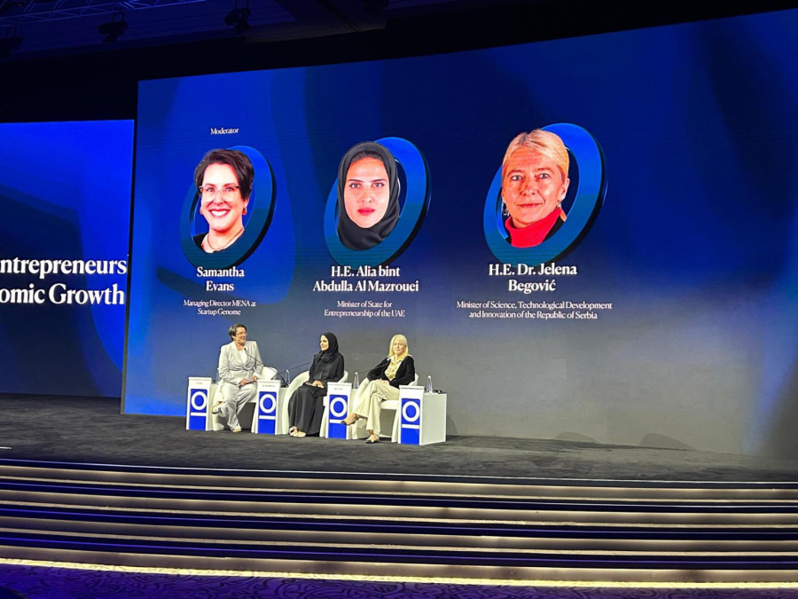 Ministarka dr Begović na panelu u Abu Dabiju: Inovacije i preduzetništvo kao pokretači ekonomskog rasta