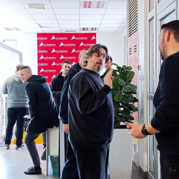 Trinkijeri pred Zvezdu svratio na trening Partizana VIDEO