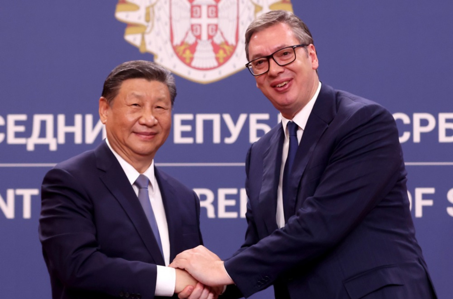 Xi wrote to Vučić: "I greatly appreciate Serbia's support; I look forward to meeting you in China"