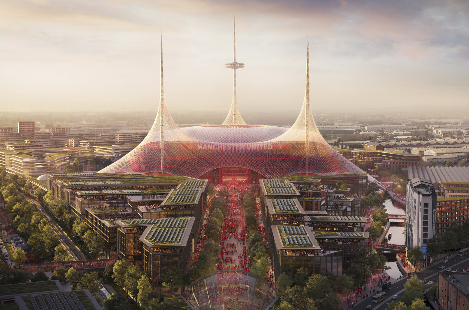 Veći od Vemblija, "kišobran" od 2,3 mlrd € – Junajted pokazao novi "Old Traford" FOTO/VIDEO