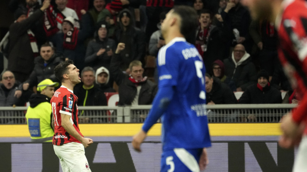 Srbi sa klupe gledali preokret Milana