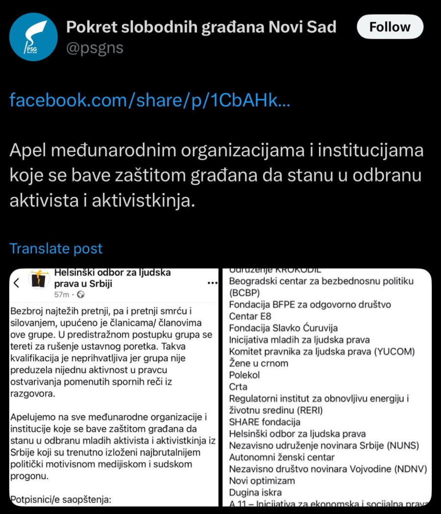 Sve maske su pale: Više ni ne kriju svoje namere; Traže da se oslobode oni koju spremali državni udar FOTO