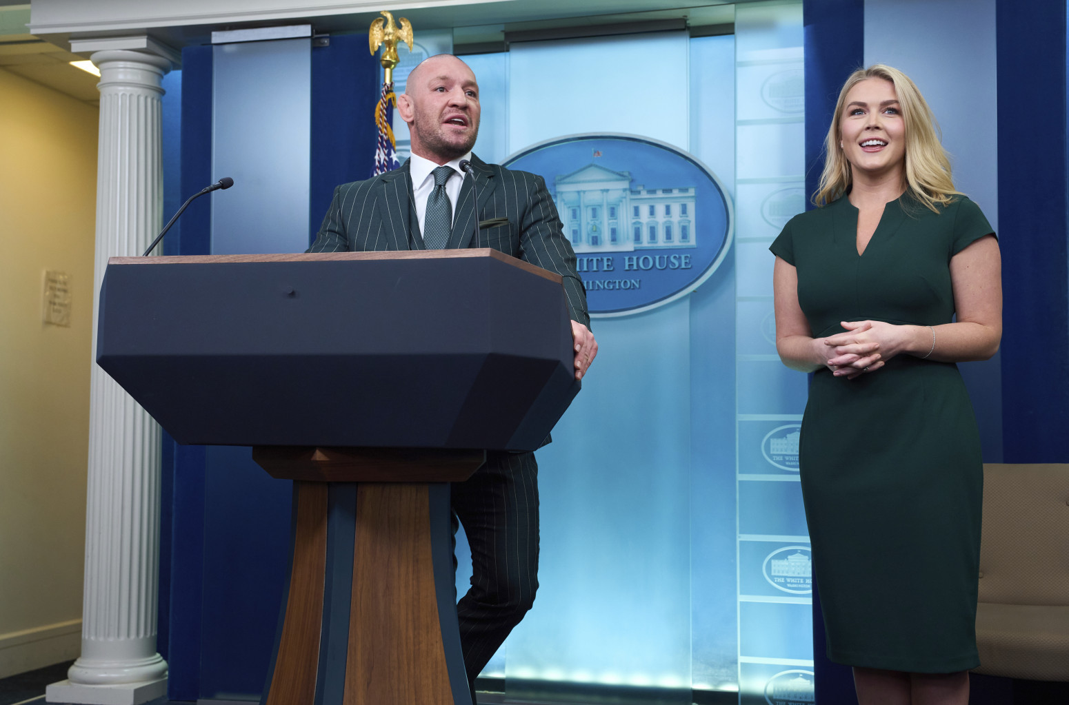 "Silovatelj, pljačkaš, a Tramp ga dočekuje raširenih ruku!" Megregor u Beloj kući na sveti irski dan VIDEO