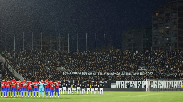 "Grobari" se oprostili od Delibašića: "Otiš'o si Andrija, ostala je tuga" FOTO