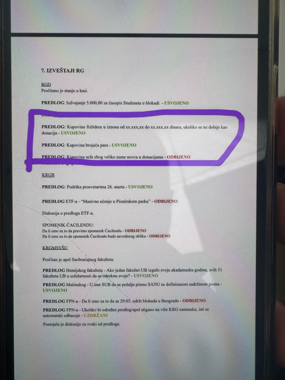 Mediji: Pogledajte šta naručuju studenti blokaderi – ne mogu da prebroje sav novac koji dobijaju FOTO