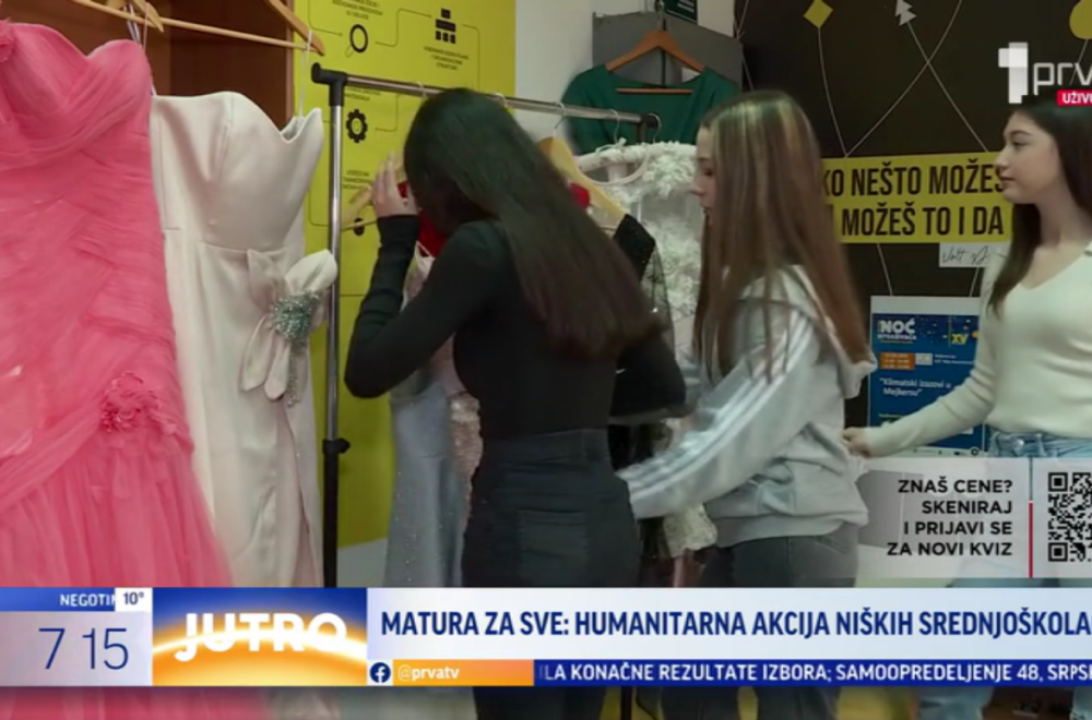 Tradicionalna akcija "Matura za sve": Niški srednjoškolci i ove godine prikupljaju odeću VIDEO