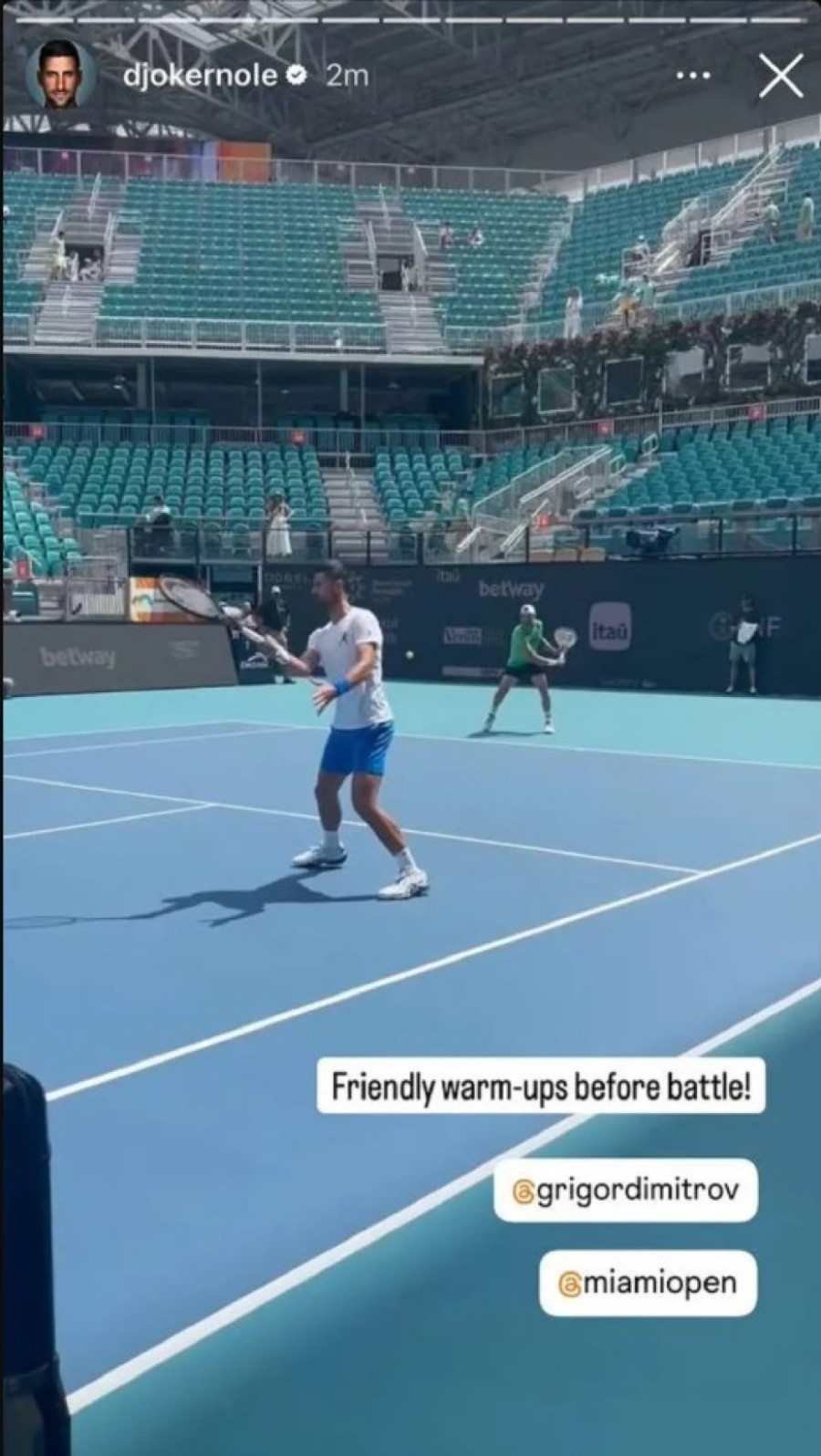 Neočekivan potez Đokovića i Dimitrova nekoliko sati pred meč – ovo se retko viđa FOTO