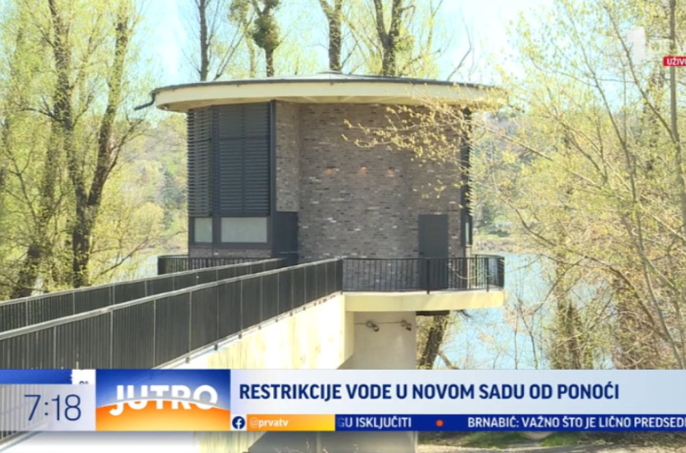 Restrikcije vode u Novom Sadu od ponoći VIDEO