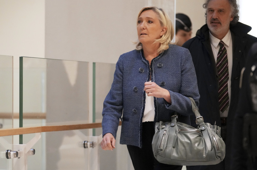 French court finds far-right leader Marine Le Pen guilty of embezzlement