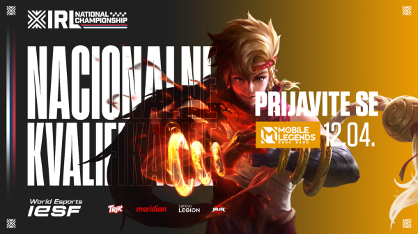 Prijave za nacionalne MLBB kvalifikacije za svetski IESF šampionat 2025 su otvorene!