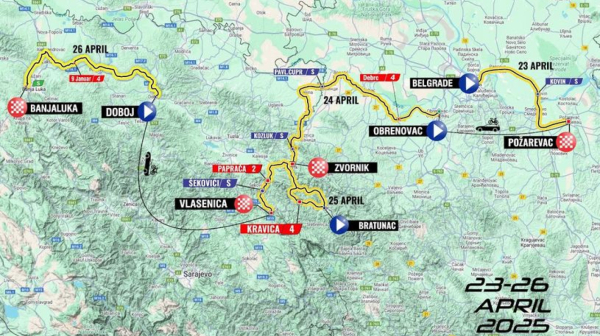 Sedam dana do početka trke "Beograd – Banjaluka"