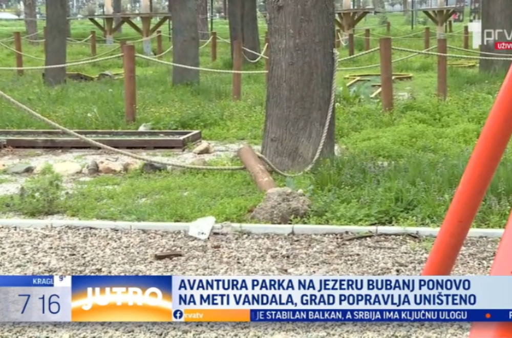 Avantura park ponovo na meti vandala VIDEO