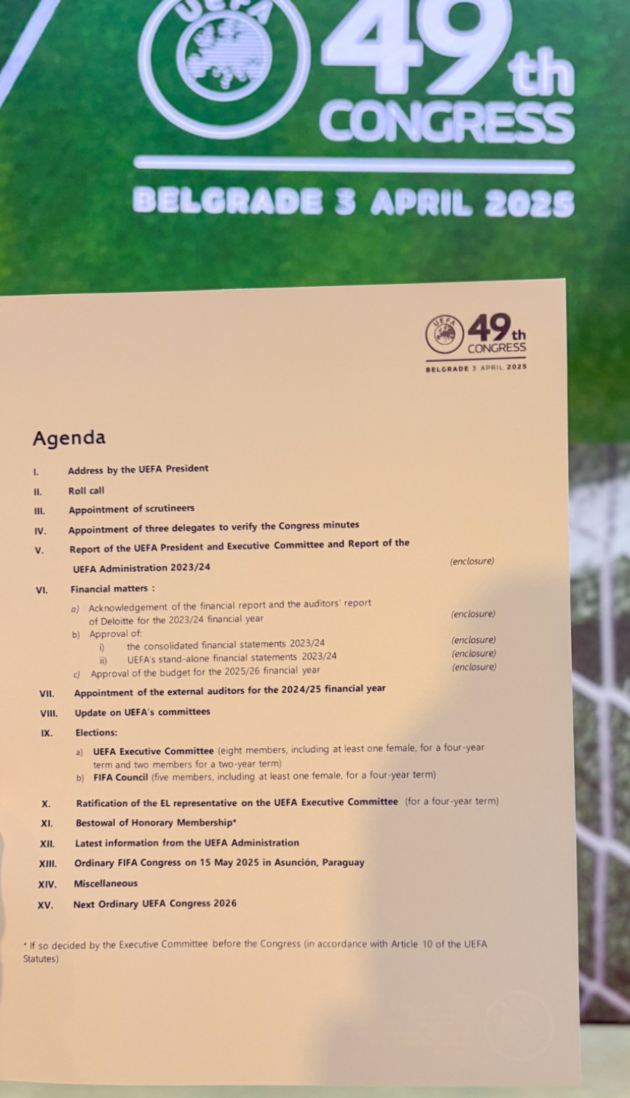 Kongres UEFA u Beogradu: Pohvale za Srbiju; Čeferin želi jedinstvo; Hrvat u Izvršnom odboru VIDEO