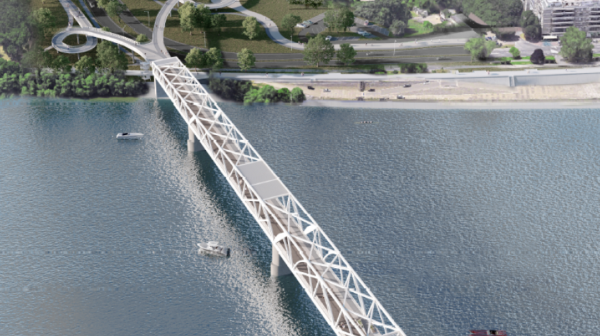 Uskoro kreće izgradnja pešačko-biciklističkog mosta u Novom Sadu FOTO